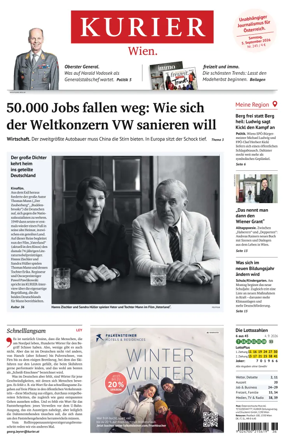Cover of Kurier (Samstag)