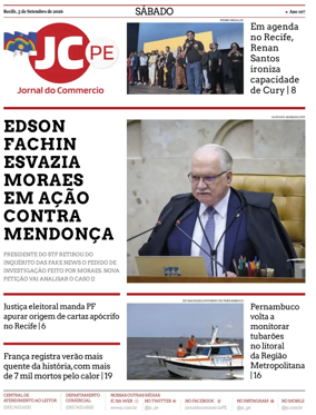 Cover of Jornal do Commercio