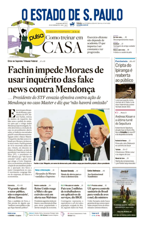 Cover of O Estado de S. Paulo