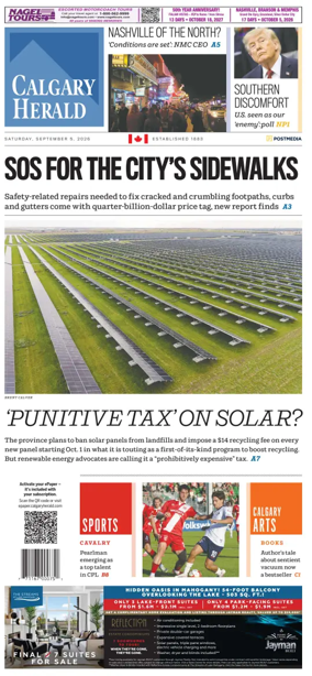 Cover of Calgary Herald