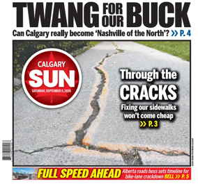 Cover of Calgary Sun