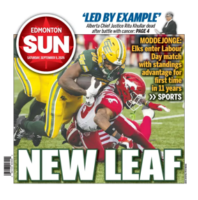 Cover of Edmonton Sun