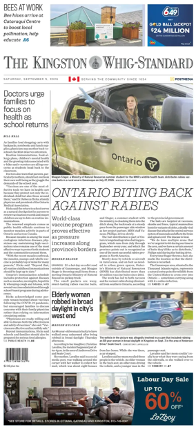 Cover of Kingston Whig-Standard