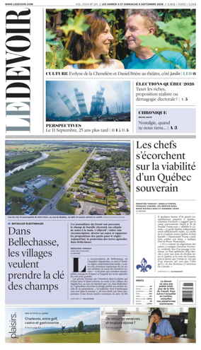Cover of Le Devoir