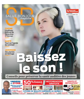 Cover of Le Journal de Montreal - Salut Bonjour Magazine