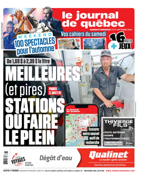 Cover of Le Journal de Quebec