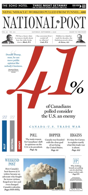 Cover of National Post - (Latest Edition)
