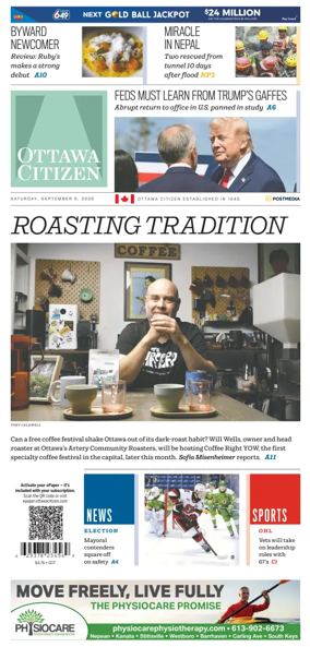 Cover of Ottawa Citizen
