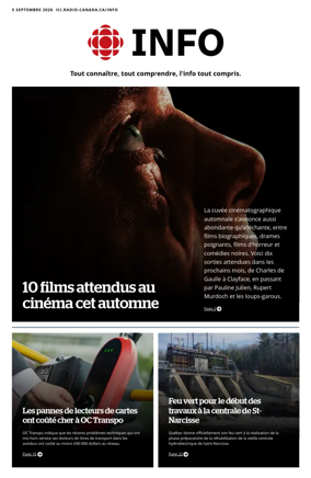 Cover of Radio-Canada Info