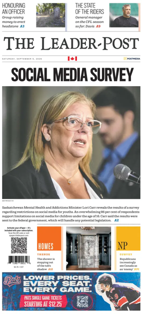 Cover of Regina Leader-Post