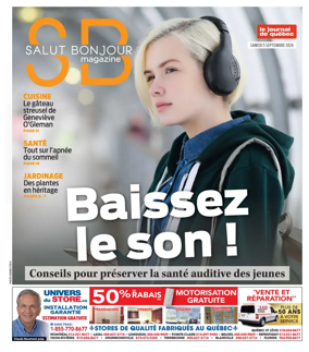 Cover of Le Journal de Quebec - Salut Bonjour Magazine