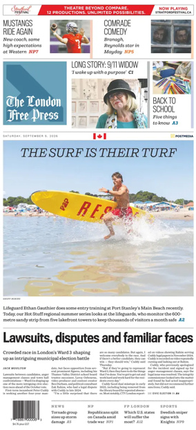 Cover of The London Free Press
