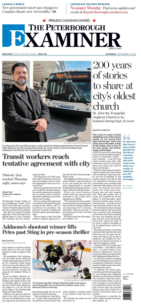 Cover of The Peterborough Examiner