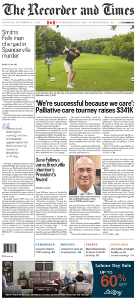 Cover of The Recorder & Times (Brockville)