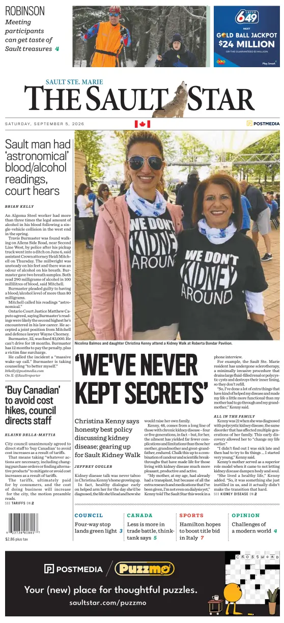 Cover of The Sault Star