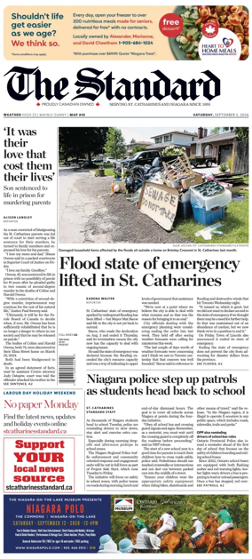 Cover of The Standard (St. Catharines)