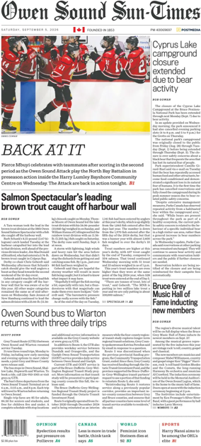 Cover of The Sun Times (Owen Sound)