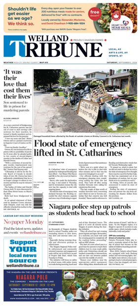 Cover of The Welland Tribune