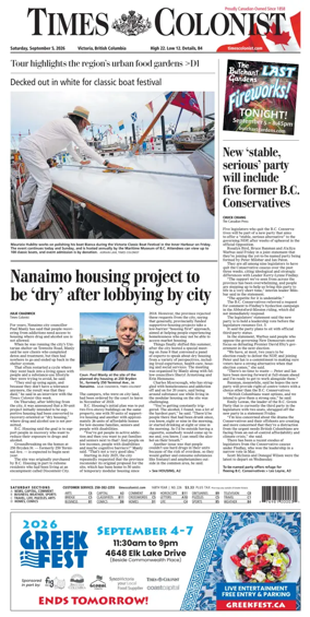 Cover of Times Colonist