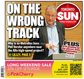 Cover of Toronto Sun