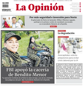 Cover of La Opinion