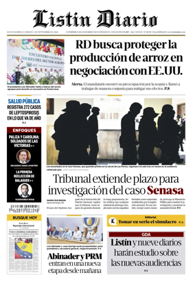 Cover of Listin Diario
