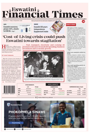 Cover of Eswatini Financial Times