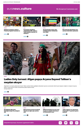 Cover of Euronews Culture and Sport (Turkish) Compiled Edition