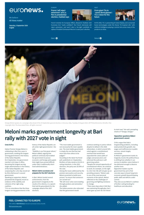 Cover of EuroNews (English Edition)