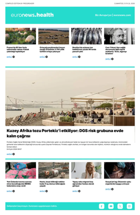 Cover of Euronews Health (Turkish) Compiled Edition
