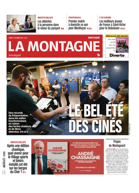 Cover of La Montagne (Montlucon)