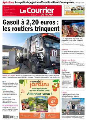 Cover of Le Courrier de l’Ouest (Cholet)