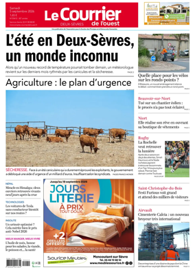 Cover of Le Courrier de l’Ouest (Deux-Sevres)