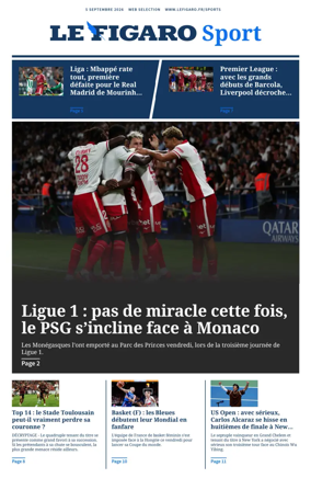 Cover of Le Figaro Sport
