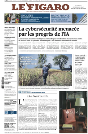 Cover of Le Figaro