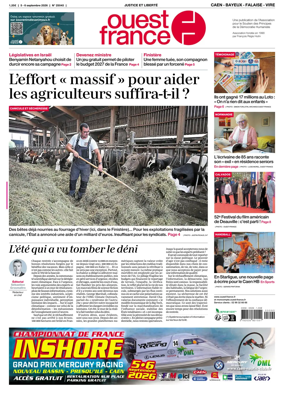 Cover of Ouest France (Caen - Bayeux - Falaise - Vire)