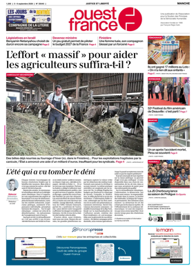 Cover of Ouest France (Manche)