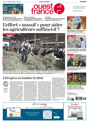 Cover of Ouest France (Mayenne)