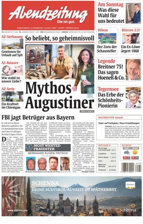 Cover of Abendzeitung Munchen