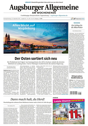 Cover of Augsburger Allgemeine (Ausgabe Stadt)