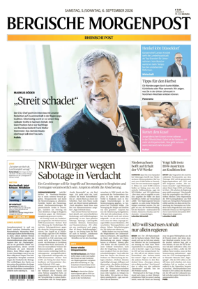 Cover of Bergische Morgenpost Wermelskirchen/Huckeswagen/Radevormwald