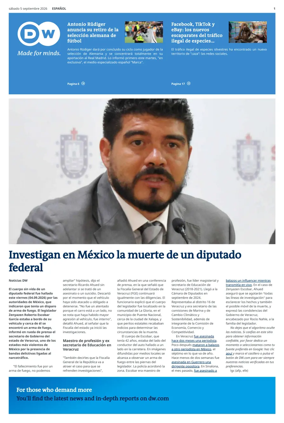 Cover of Deutsche Welle (Spanish edition)