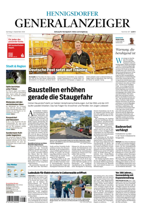Cover of Hennigsdorfer Generalanzeiger
