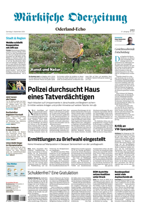 Cover of Markische Oderzeitung Oderland-Echo