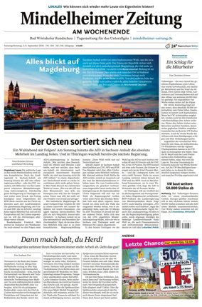 Cover of Mindelheimer Zeitung