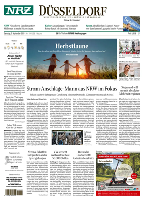 Cover of Neue Rhein Zeitung (Dusseldorf)