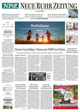 Cover of Neue Rhein Zeitung (Mulheim an der Ruhr)