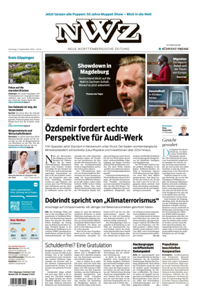 Cover of NWZ – Neue Wurttembergische Zeitung