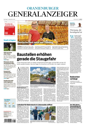 Cover of Oranienburger Generalanzeiger