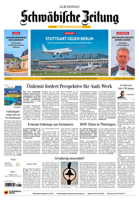 Cover of Schwabische Zeitung (Alb-Donau)